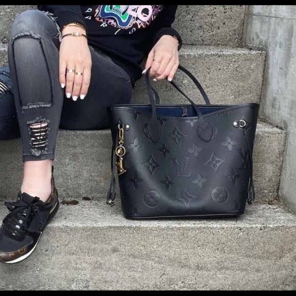 Brand New Louis Vuitton Neverfull MM Empreinte - Picture 11 of 15